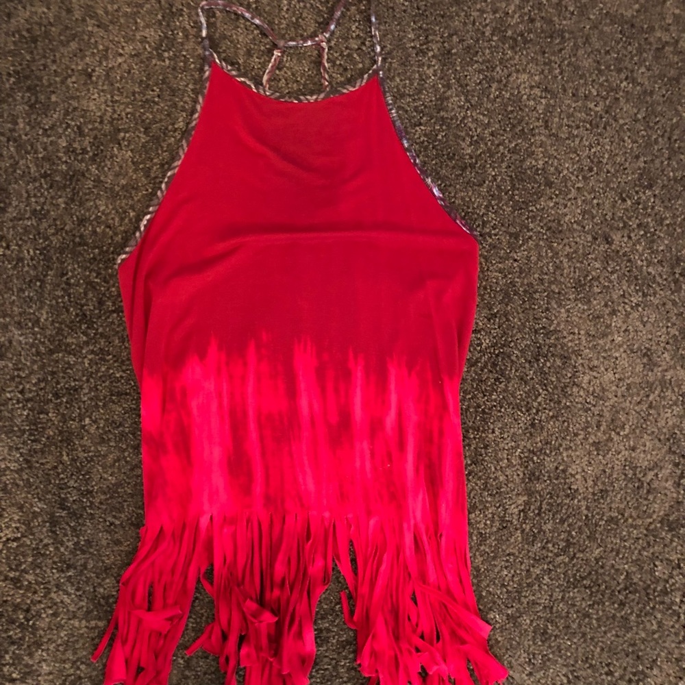 Gimmicks: tie died tank